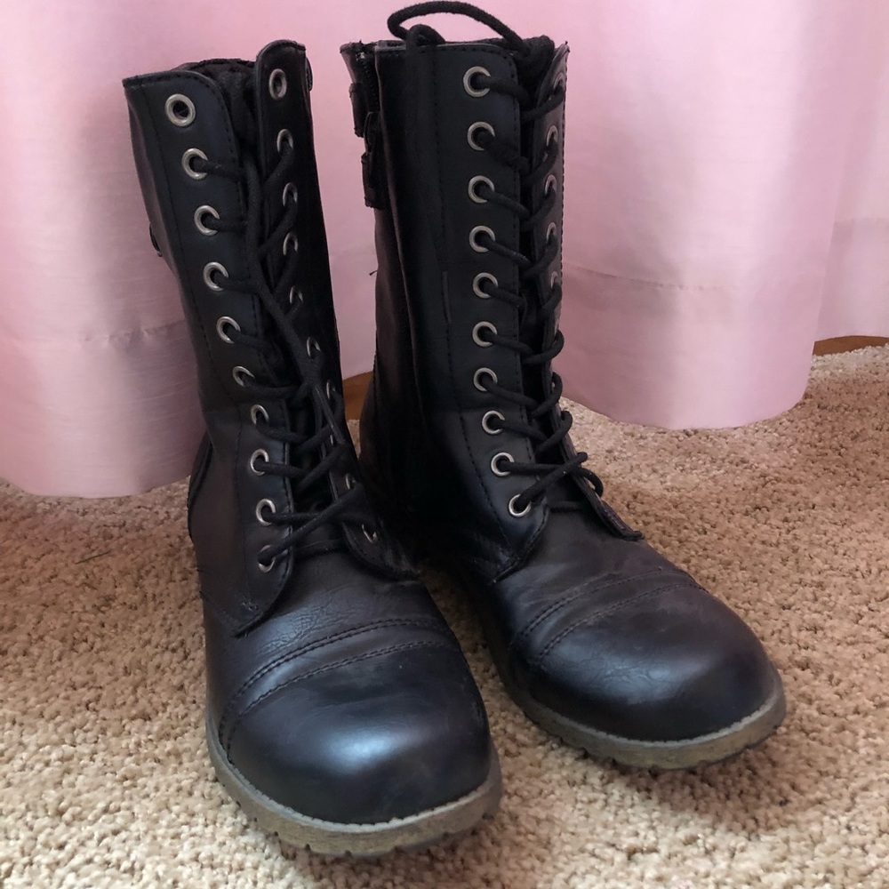 Rampage Combat Boots (size 7)